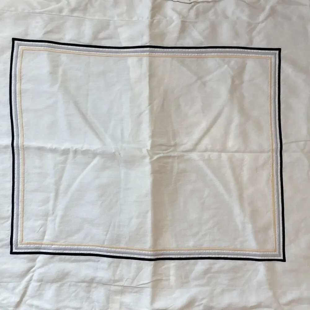 Hamburg House Egyptian Cotton Custom luxury Embroidered Standard Sham Case (2)